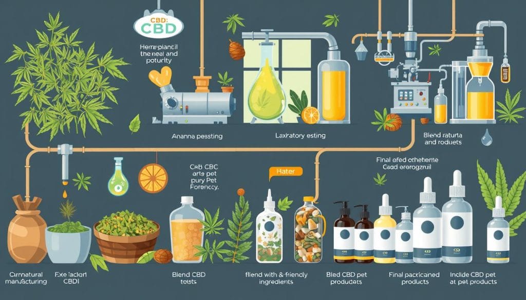 CBD manufacturing process