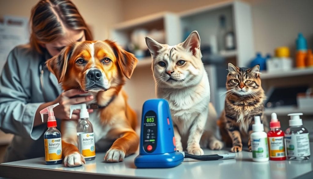 Pet allergy testing and treatment