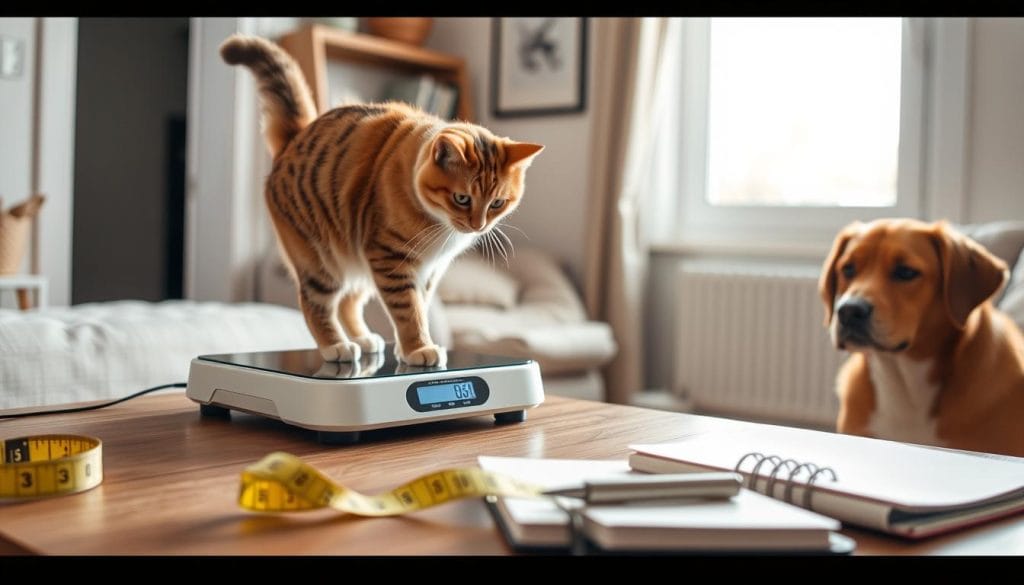 Tracking pet's weight