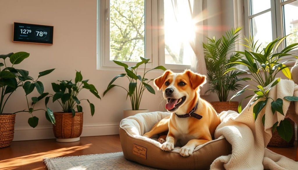 pet-safe temperature