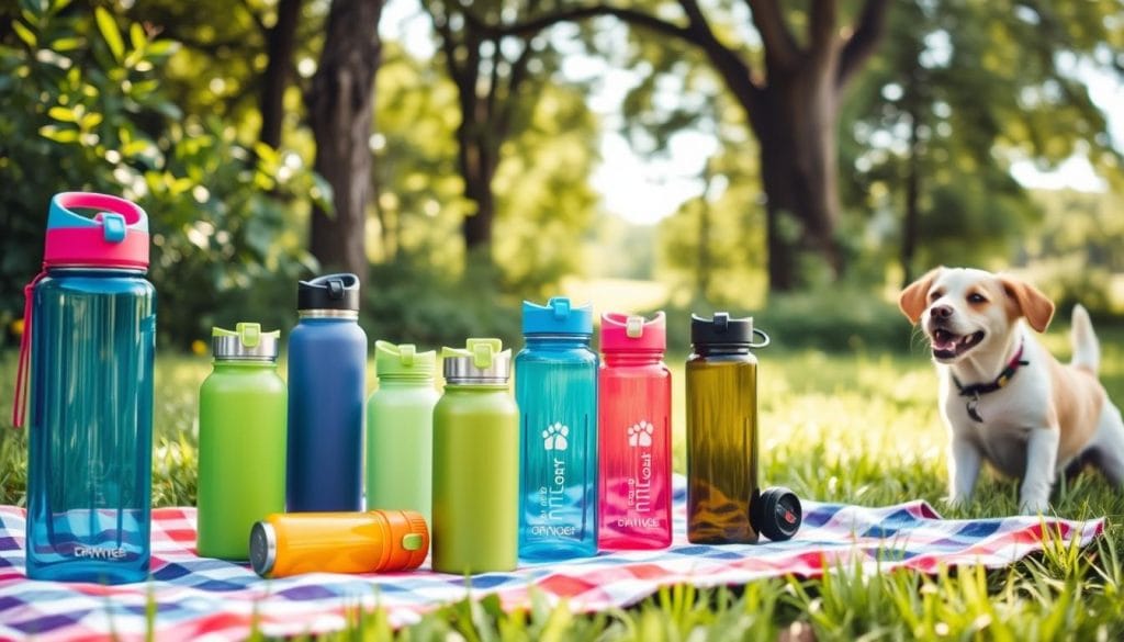 portable pet water bottles